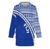 Fiji Hoodie Blanket - Blue